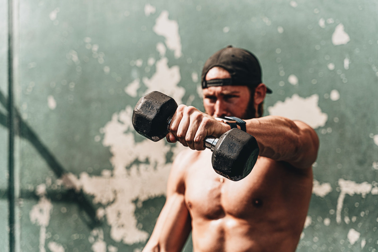 Man Lifting Weights
