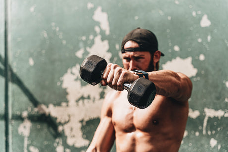 Man Lifting Weights