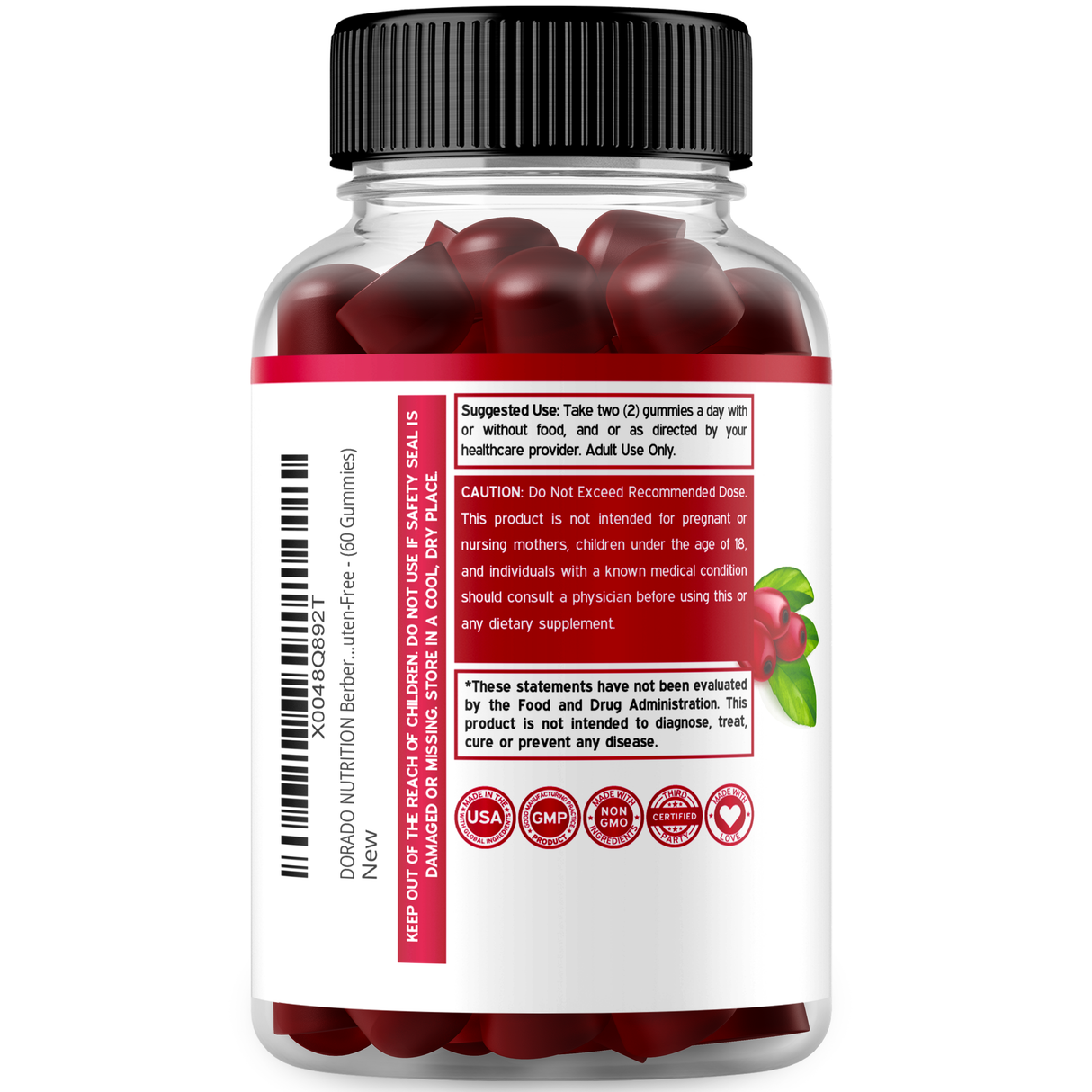 Berberine Gummies -  (60 Gummies)