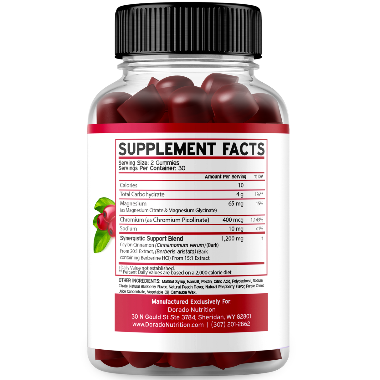 Berberine Gummies -  (60 Gummies)