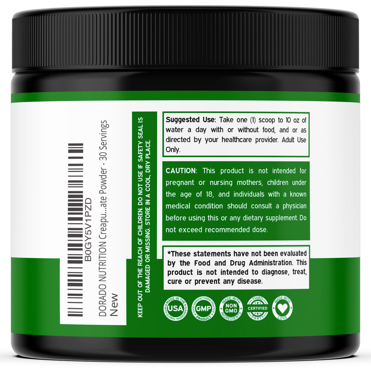 Creapure Creatine Monohydrate Powder
