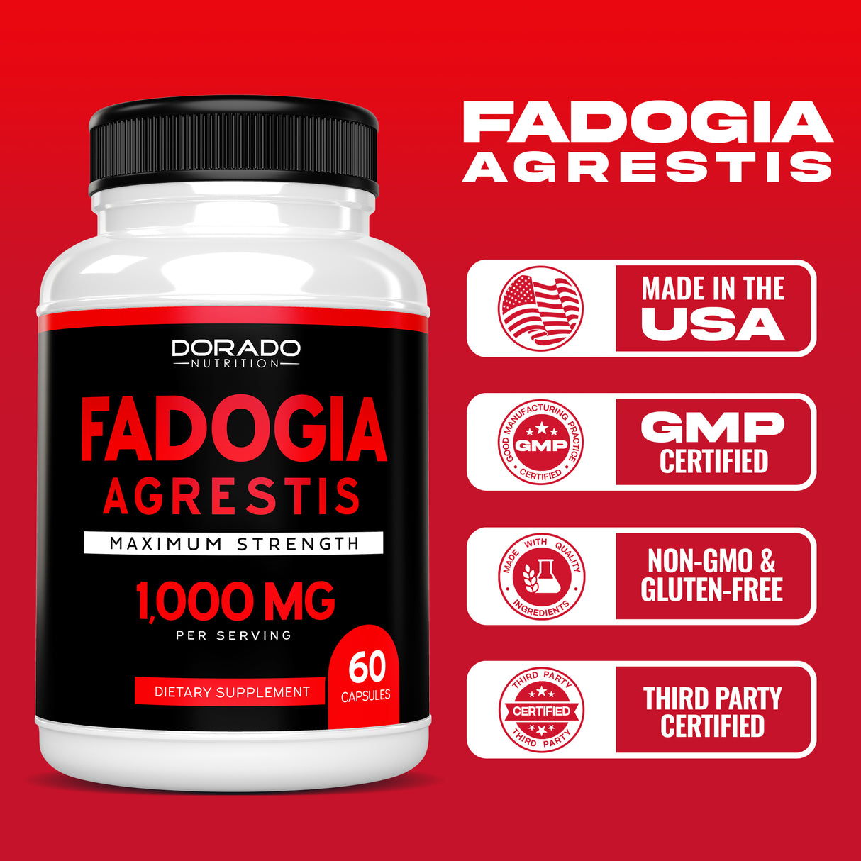 Fadogia Agrestis (1000mg)