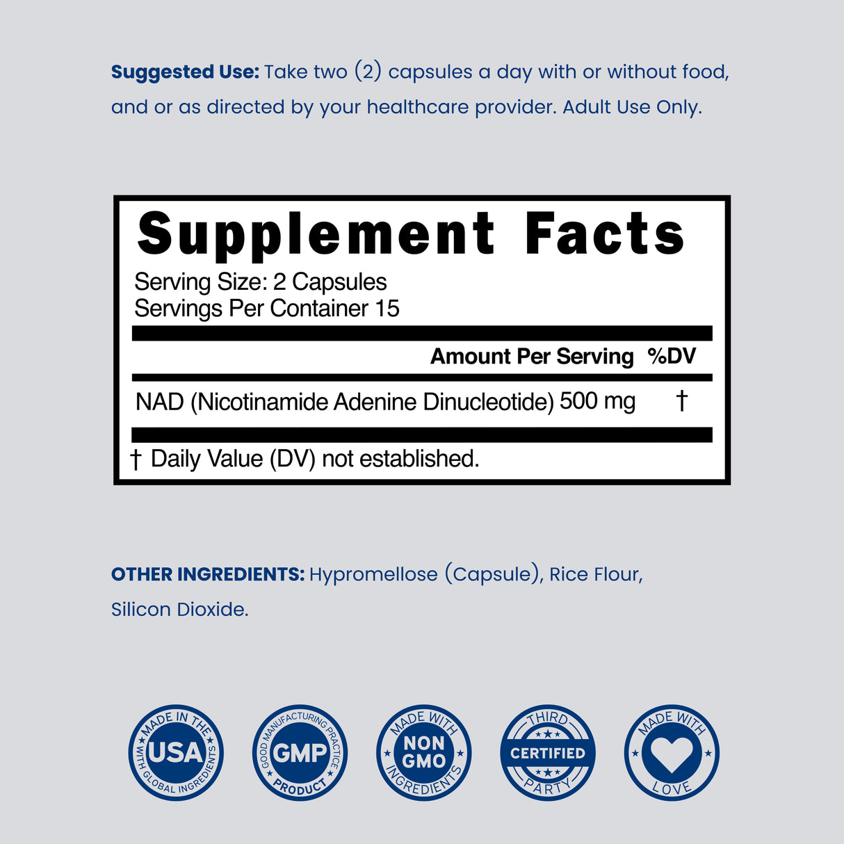 NAD Supplement - (30 Capsules)