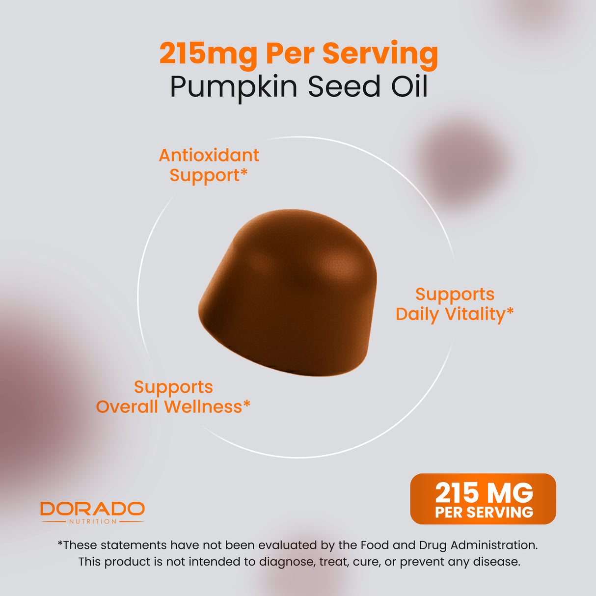 Pumpkin Seed Oil Gummies - (60 Gummies)