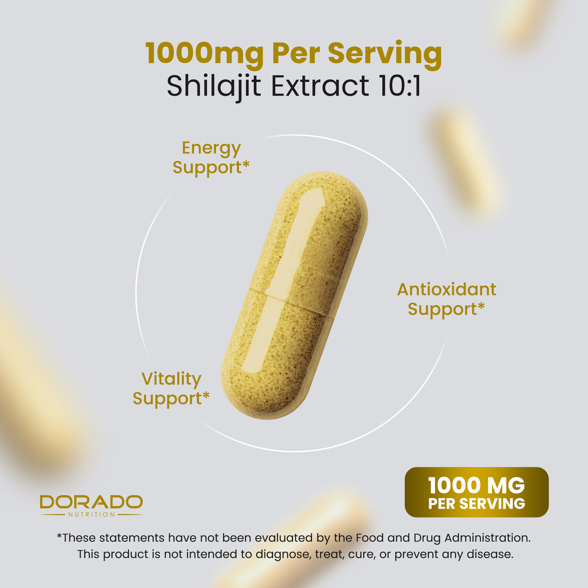 Shilajit Pure Himalayan Capsules 10,000mg