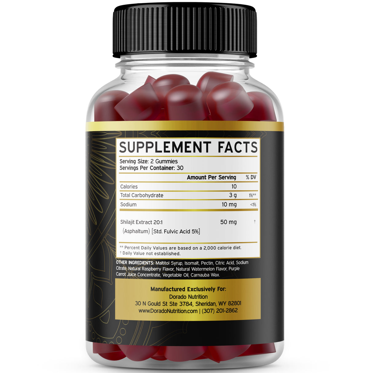 Shilajit Gummies 1000mg - (60 Gummies)