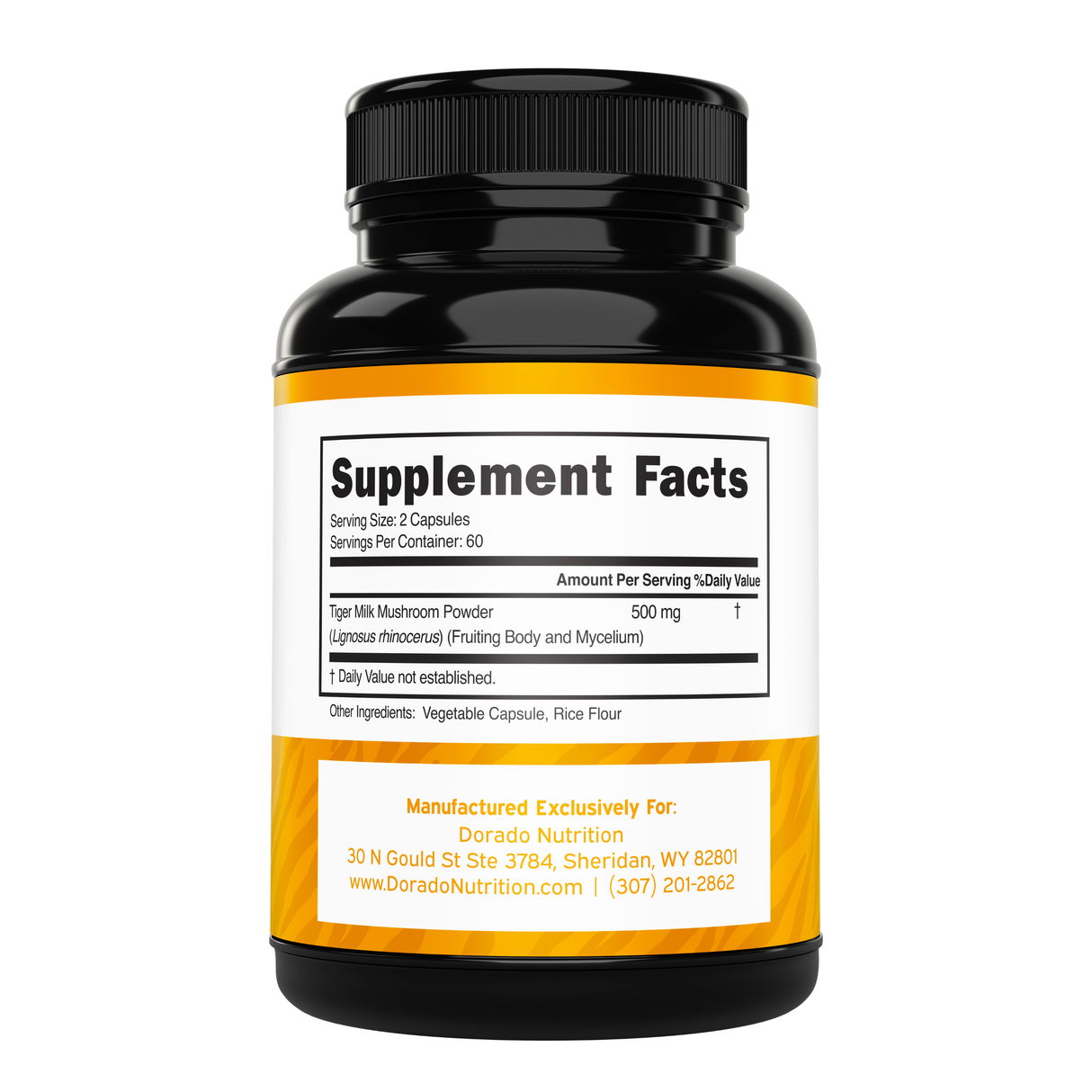 Tiger Milk Mushroom Supplement (120 Capsules)