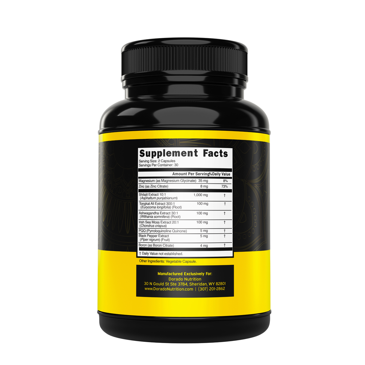 Shilajit Supplement For Men & Women (60 Capsules)