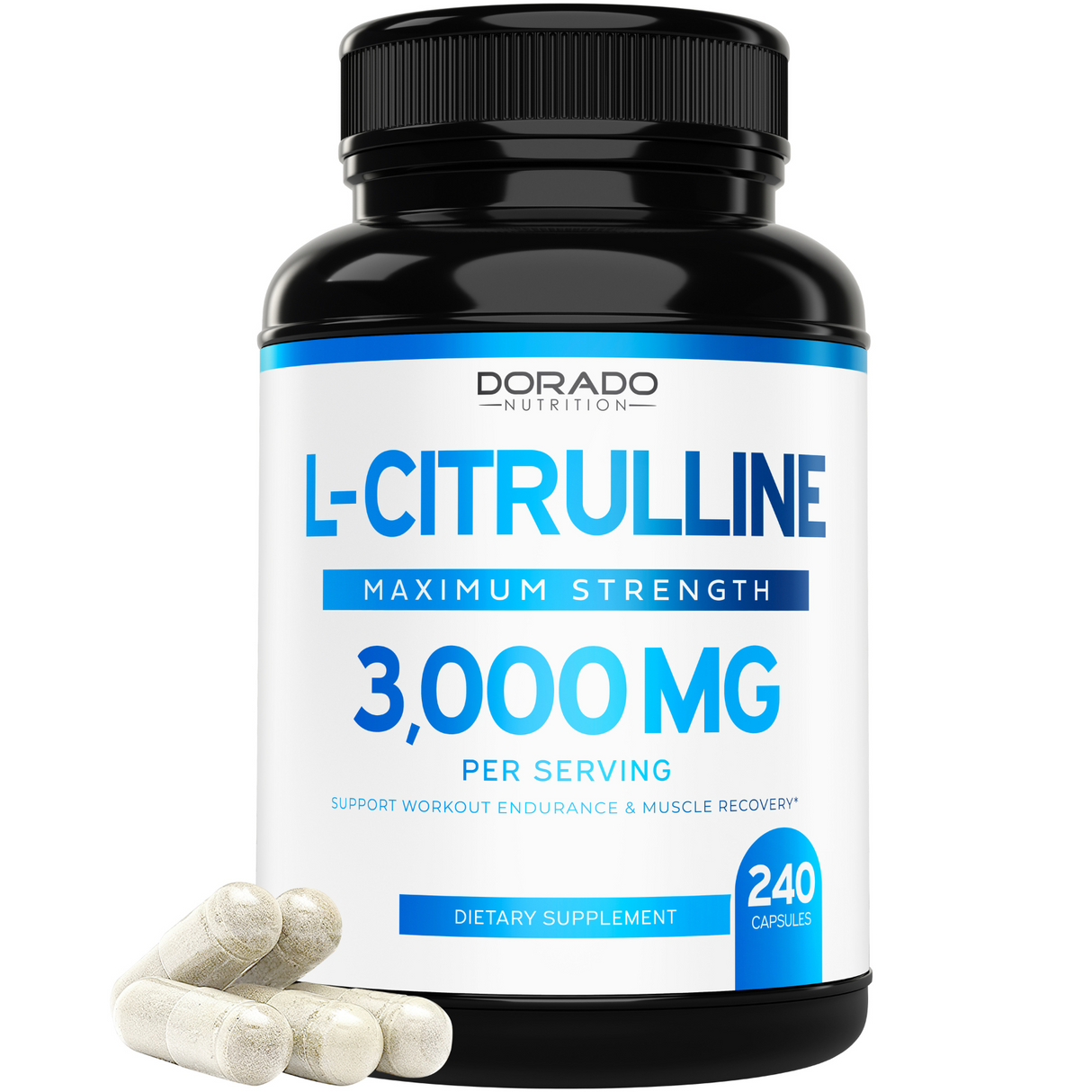 L Citrulline 3000mg - (240 Capsules)