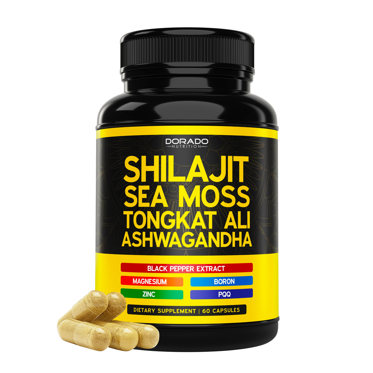 Shilajit Supplement For Men & Women (60 Capsules)