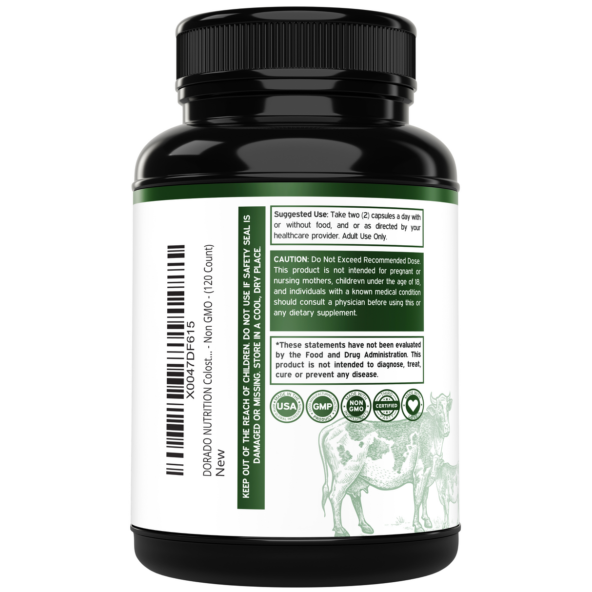 Colostrum Supplement - (120 Capsules)