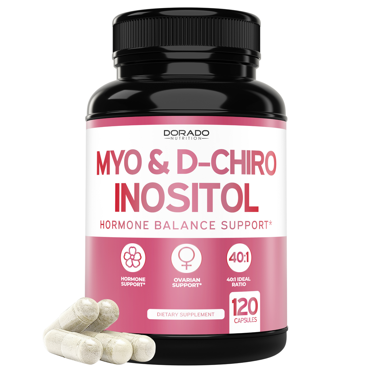 Myo-Inositol & D-Chiro Inositol Supplement For Women 240 Count