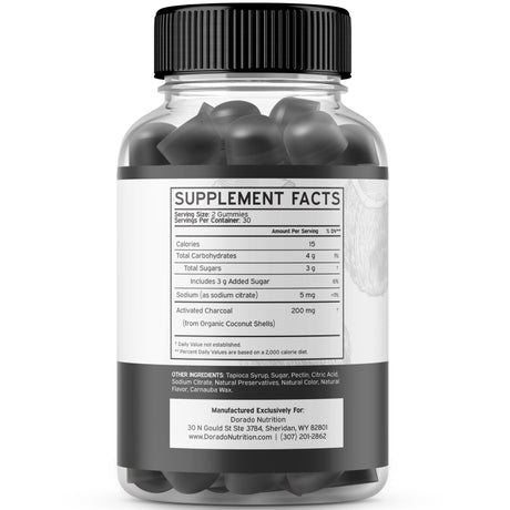 Activated Charcoal Gummies (60 Gummies)