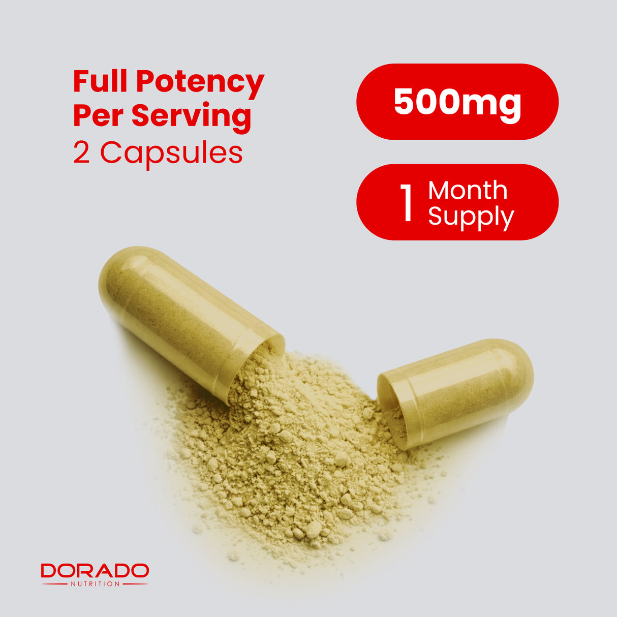 Berberine Supplement 500mg Per Serving (60 Capsules)