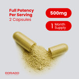 Berberine Supplement 500mg Per Serving (60 Capsules)