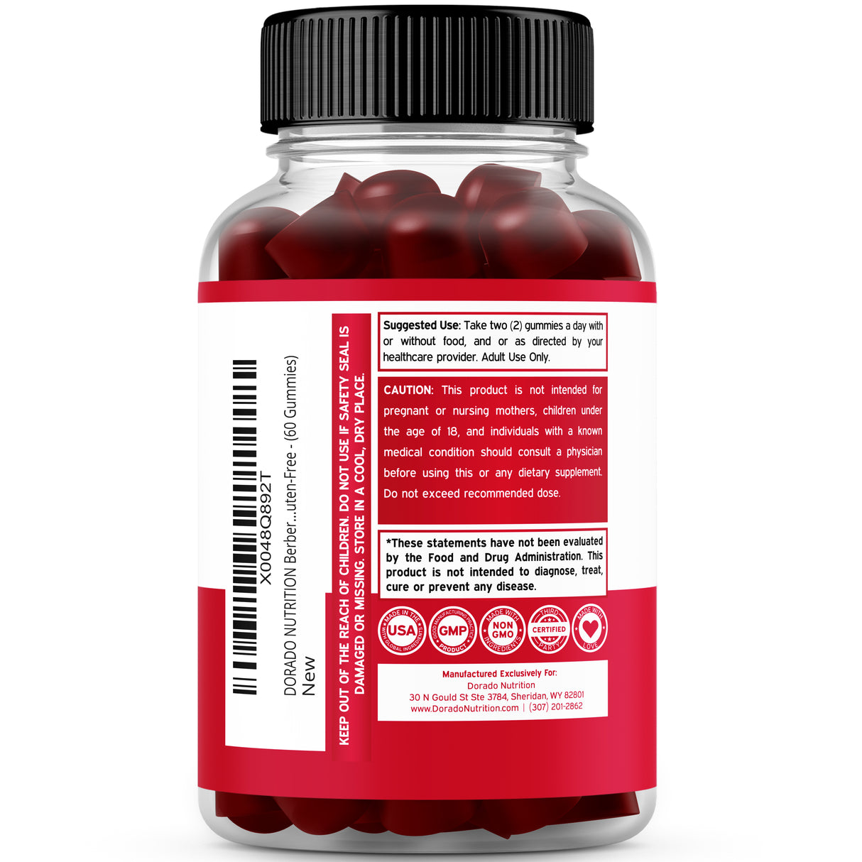 Berberine Gummies -  (60 Gummies)