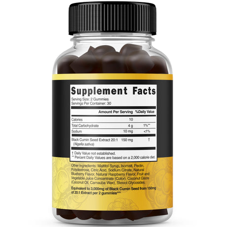 Black Seed Oil Gummies (60 Count)