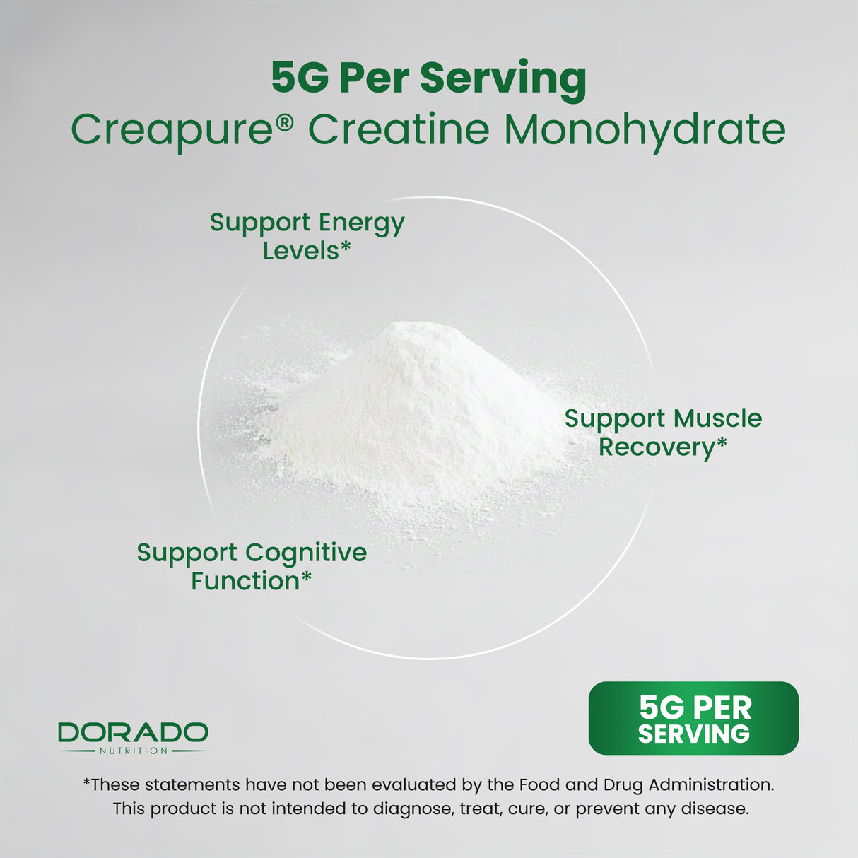 Creapure Creatine Monohydrate Powder