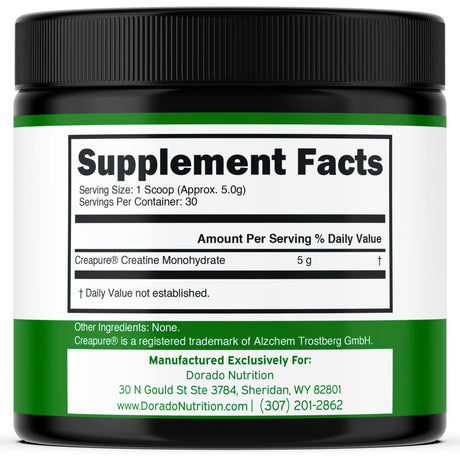 Creapure Creatine Monohydrate Powder