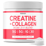 Creatine + Collagen & BCAA's | Creatine Monohydrate Powder (30 Serving)