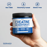 Creatine Monohydrate Powder (60 Servings) for Men & Women