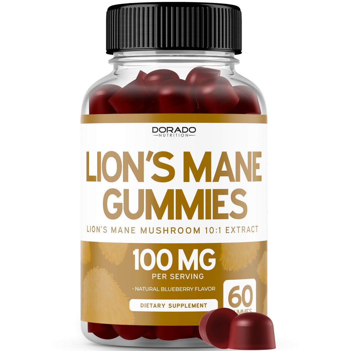 Lions Mane Mushroom Gummies (60 Count)