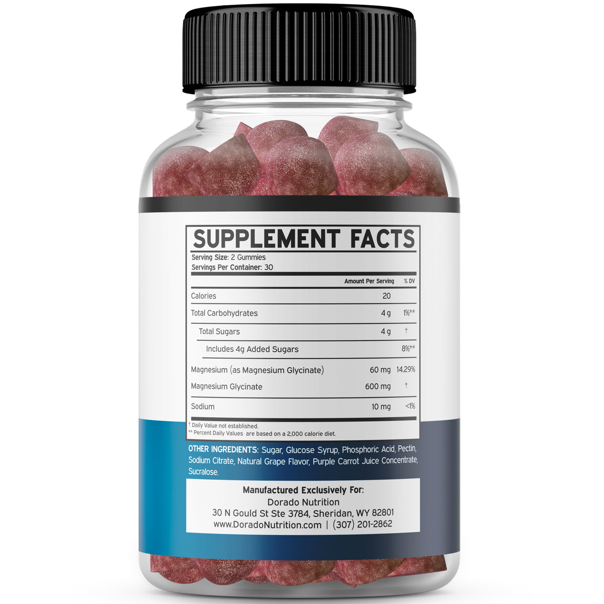 Magnesium Glycinate Gummies - (60 Gummies)