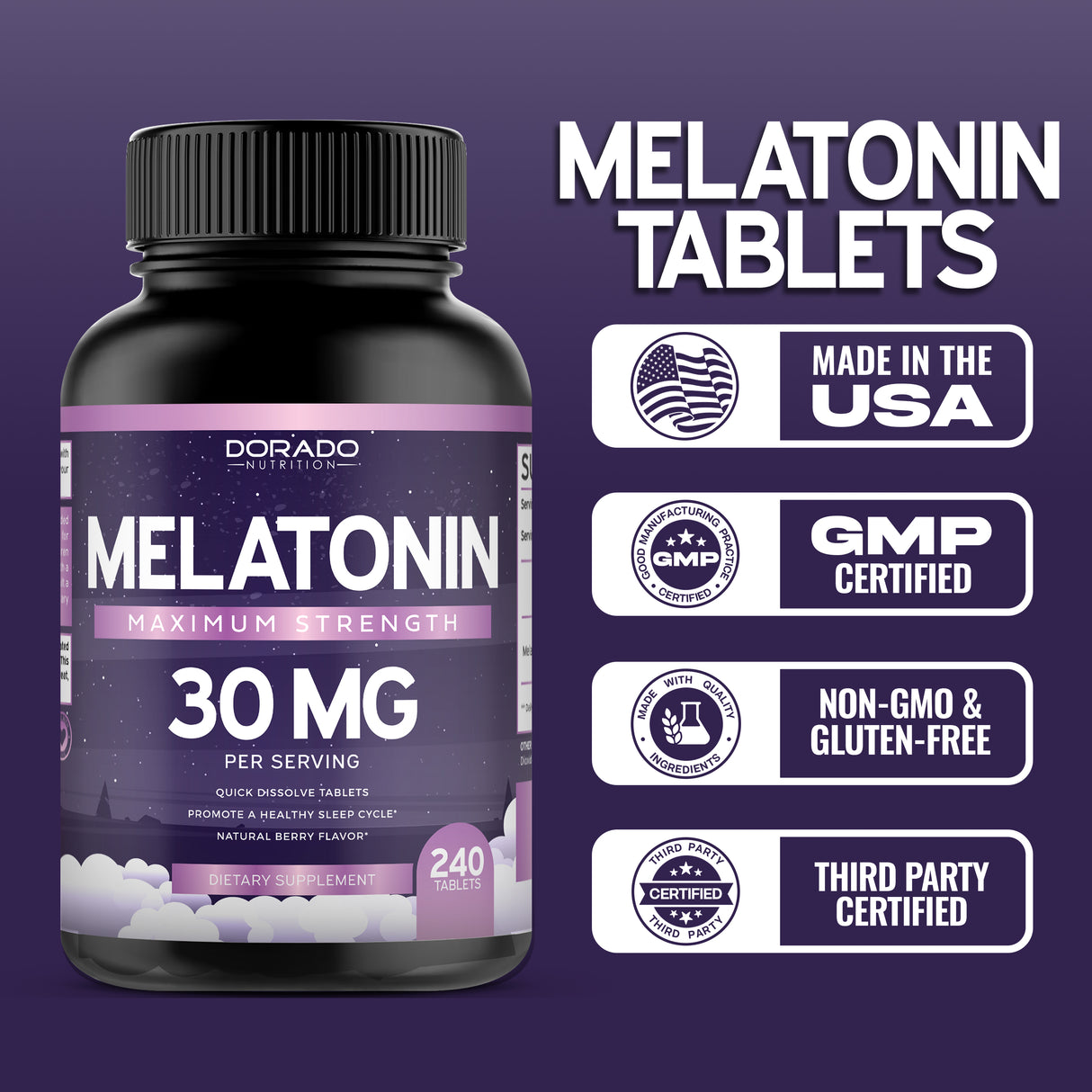 Melatonin 30mg Tablets