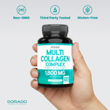 Multi Collagen Pills for Women & Men (120 Capsules)
