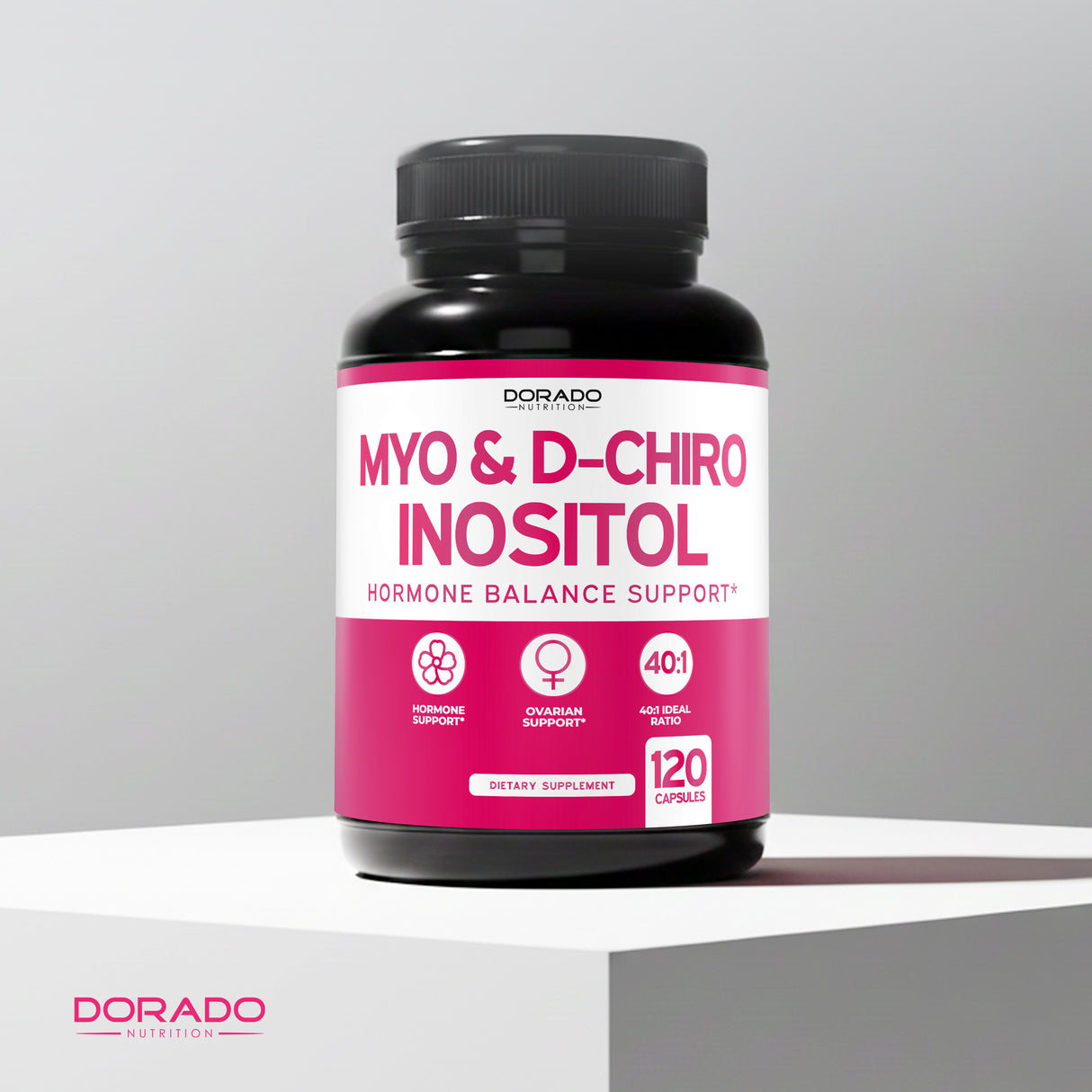 Myo-Inositol & D-Chiro Inositol Supplement - (120 Capsules)