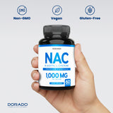 NAC Supplement (60 Capsules, 1000mg Per Serving) for Men and Women