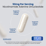 NAD Supplement (500mg Per Serving) - 60 Count