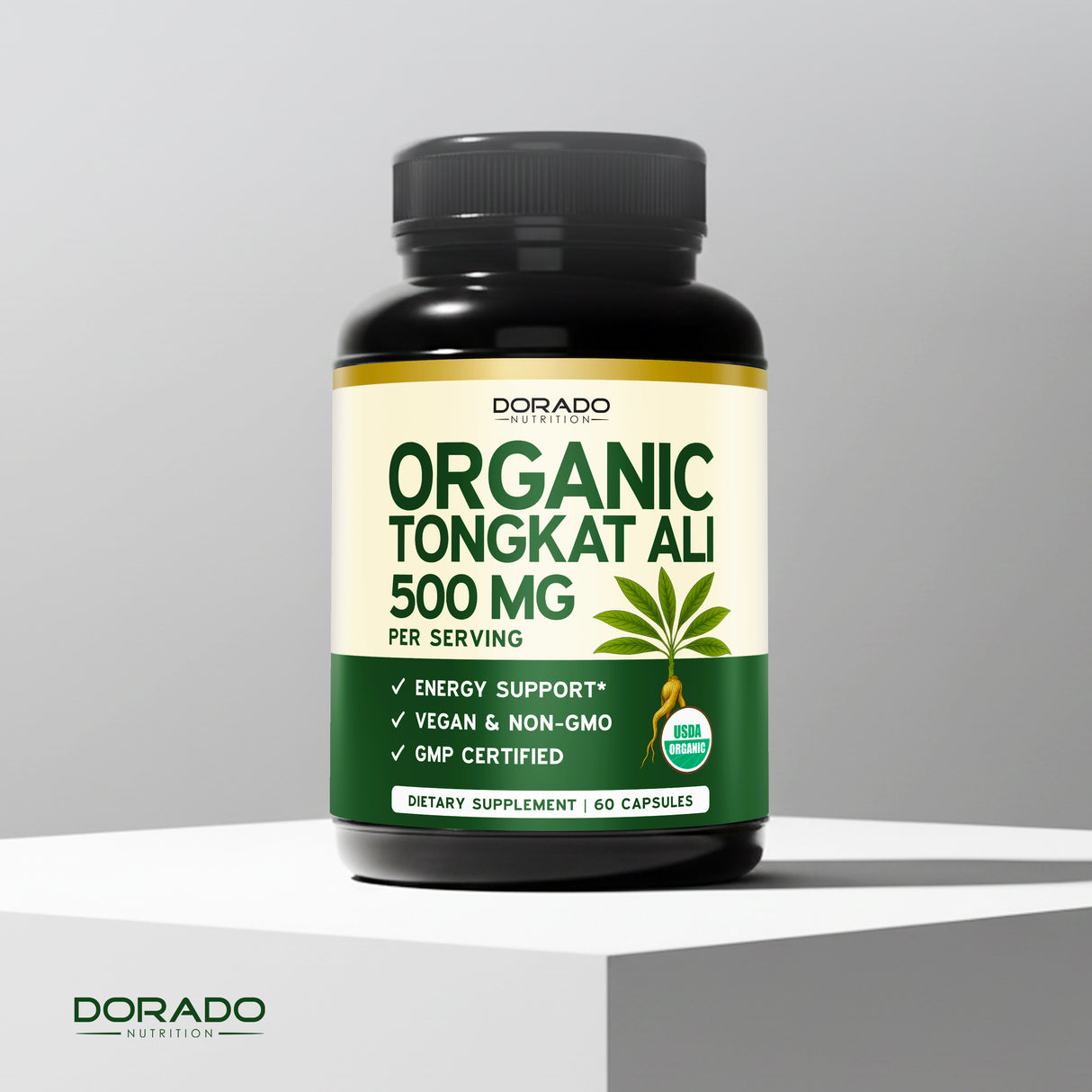 Organic Tongkat Ali for Men (60 Capsules)