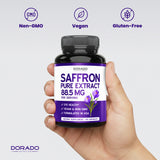 Saffron Flower Extract Supplement (90 Capsules) Women & Men