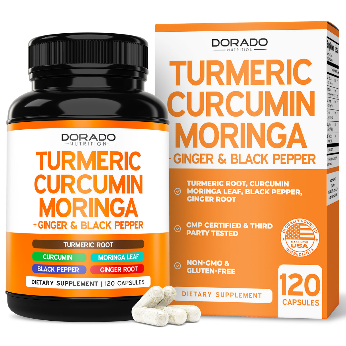 Turmeric Curcumin Supplement (120 Capsules)