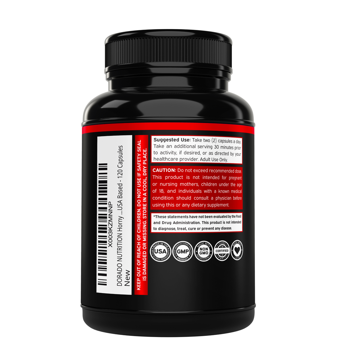 Horny Goat Weed For Men and Women (120 Count)