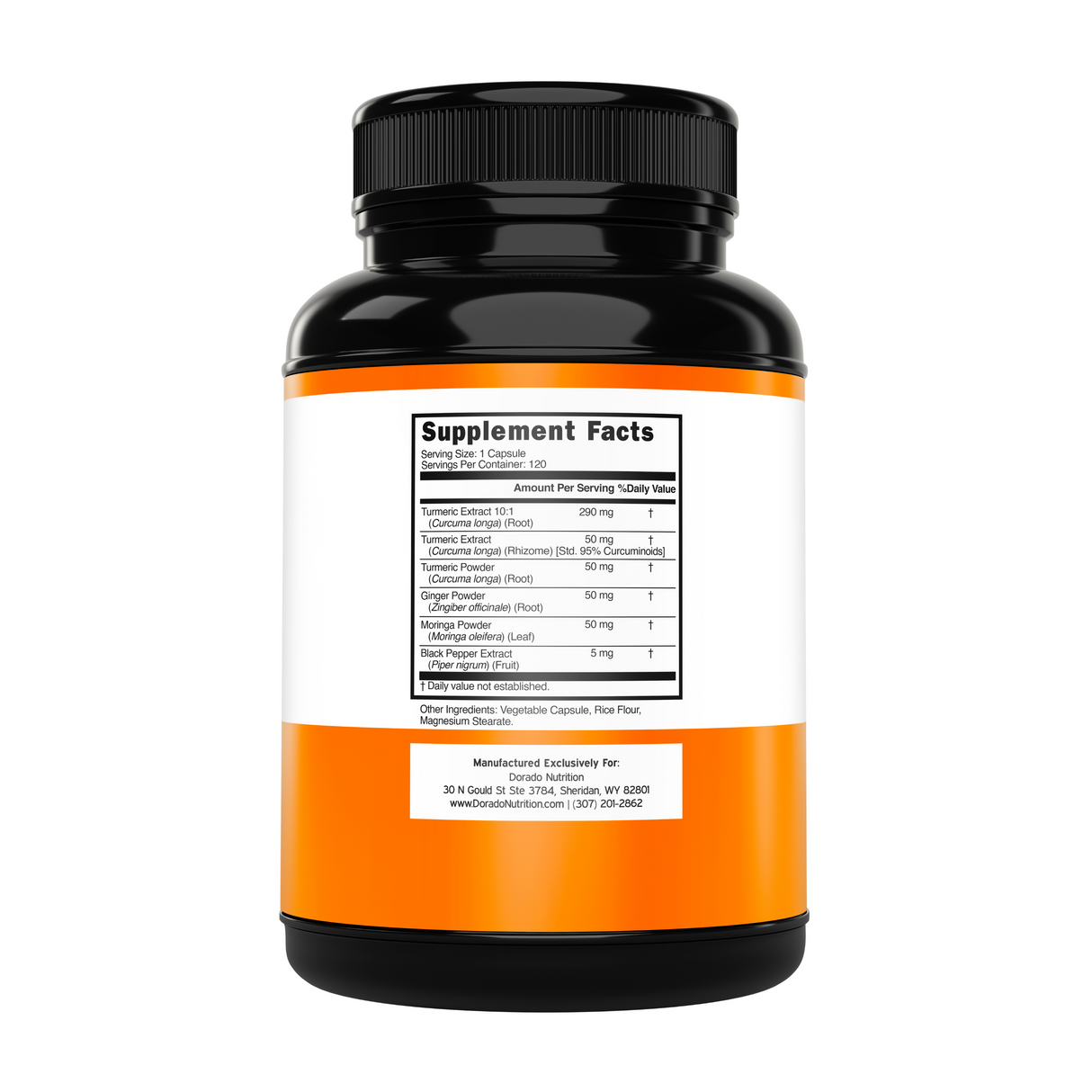 Turmeric Curcumin Supplement (120 Capsules)