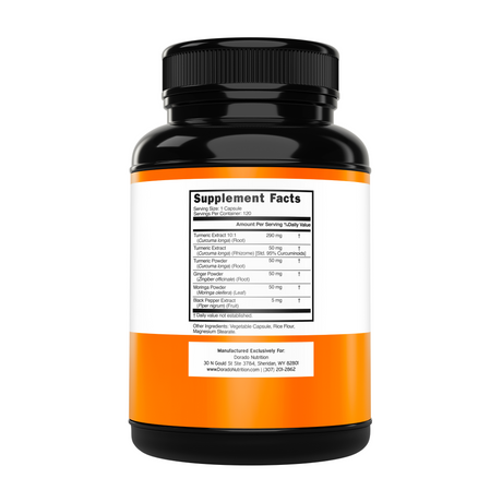 Turmeric Curcumin Supplement (120 Capsules)