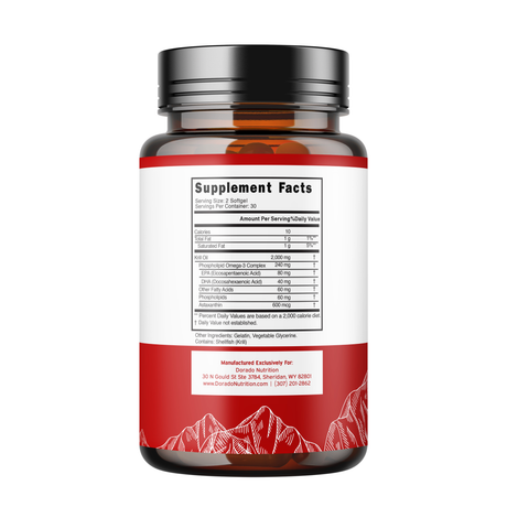 Antarctic Krill Oil Supplement (60 Softgels)