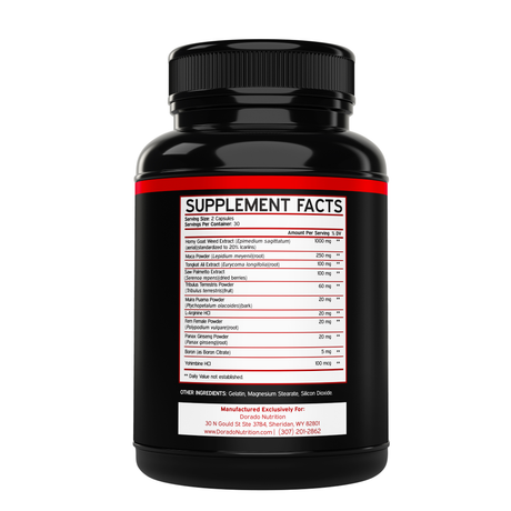 Horny Goat Weed For Men and Women [20% Icariins Max Strength] - 60 Count