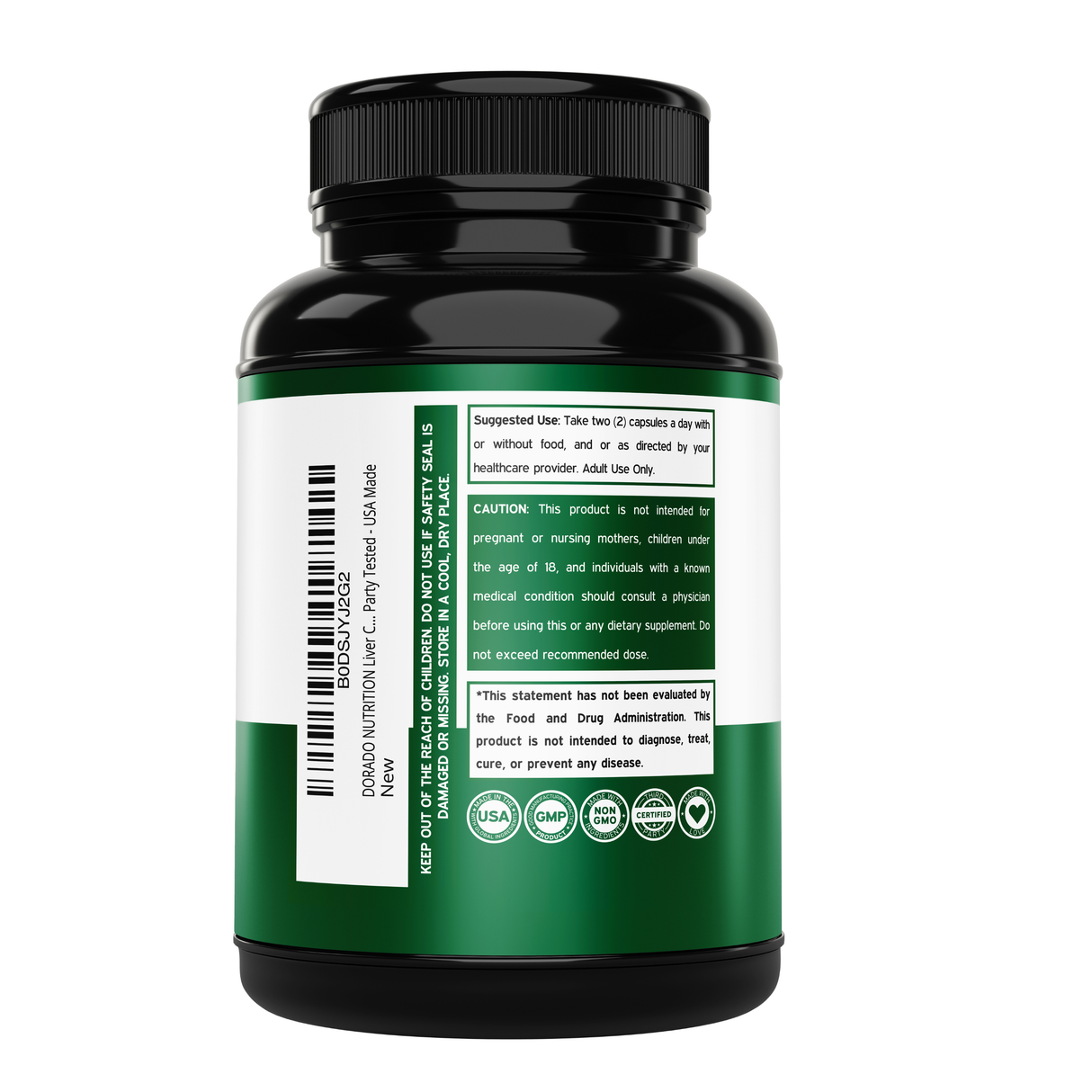 Liver Cleanse Detox & Repair Support* (27 in 1 Formula) - 60 Capsules