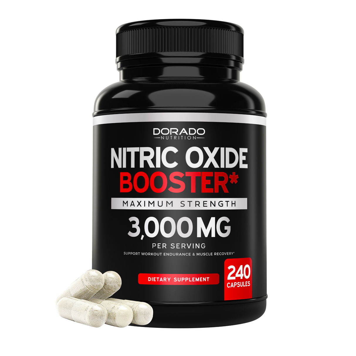 Nitric Oxide Support* Supplement for Men (240 Count)