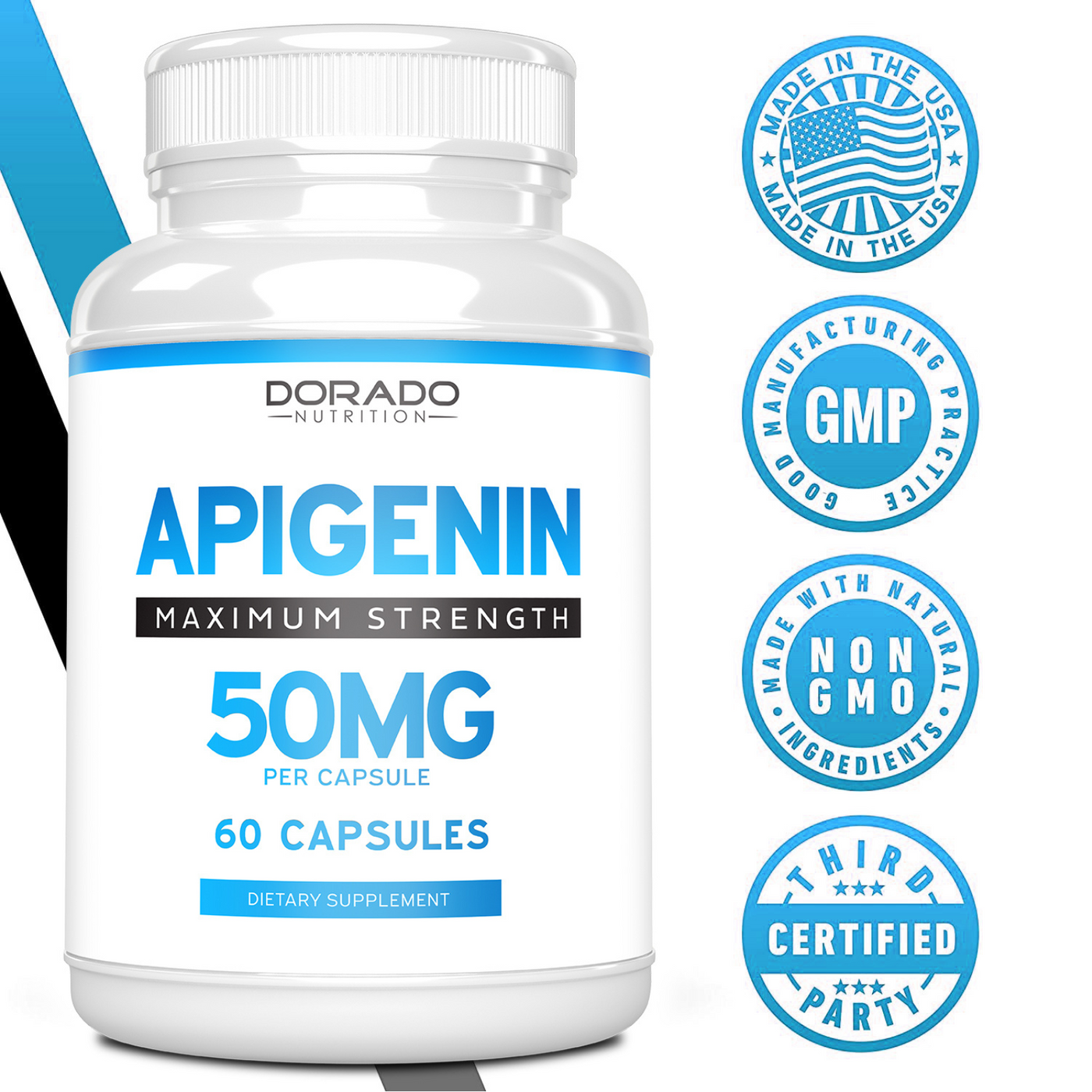 Apigenin 50mg - Max Strength