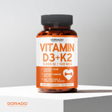 Vitamin D3 K2 Supplement (180 Softgels)