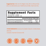 Vitamin D3 K2 Supplement (180 Softgels)